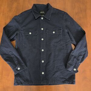 Howlin' Long Sleeve Sashiko Stitched Dual Chest Pocket Button Down Shirt M